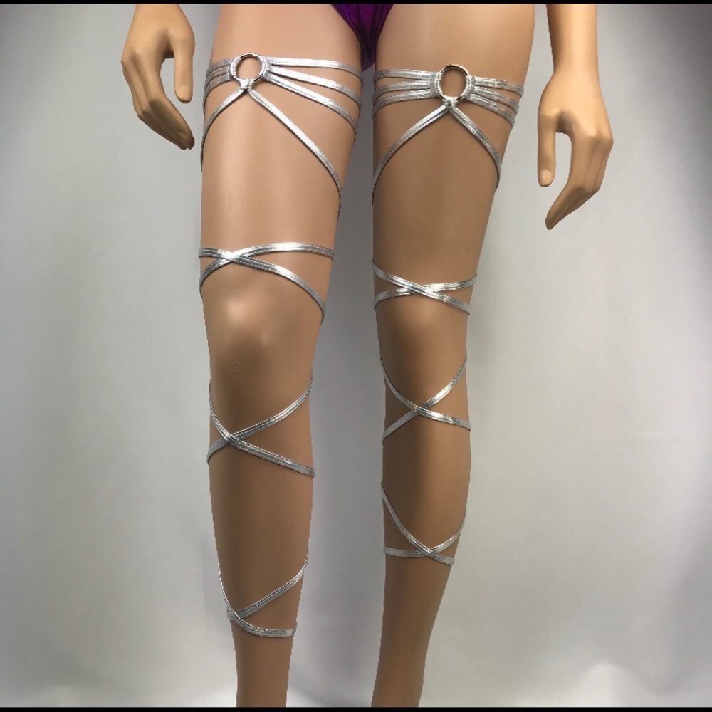 COPY - Silver leg wraps